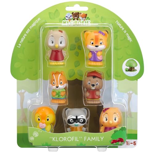 Klorofil Set de 7 Personnages à Collectionner 5 Unités