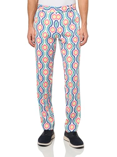 Men's Slim Fit Printed Trouser