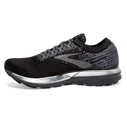 Brooks Brooks Mens Ricochet Running Shoe - Black/Black/Ebony - D - 9.5