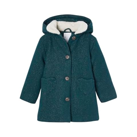 VERTBAUDET Manteau à capuche fille vert émeraude 8A Cover