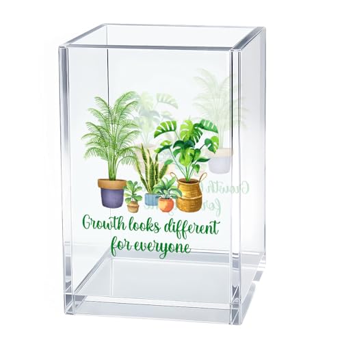 Image of Growth Looks Different for Everyone Pen Holder Makeup Organizer
