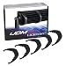 iJDMTOY 5-Piece Rubber Isolators Noise Vibration Dampener Silencers For Most 20 30 40 42 50 52 Inches Double-Row LED Light Bar (Compatible w/ 14pc Heat Sinks)