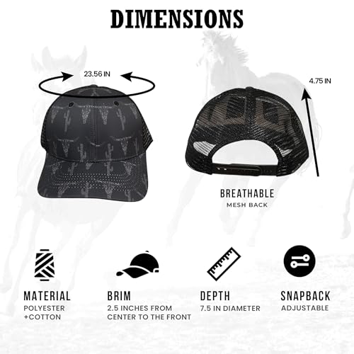 Gorra Beisbolera Trucker Charcoal Bull miniatura 4