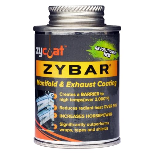 ZyCoat ZyBar 11004 High Temperature Coating - Midnight Black, 4 Ounce