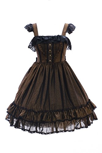 Kawaii-Story JL de 616 – 1 Oro Dulce Classic Gothic Lolita Vestido Disfraz Dress Cosplay
