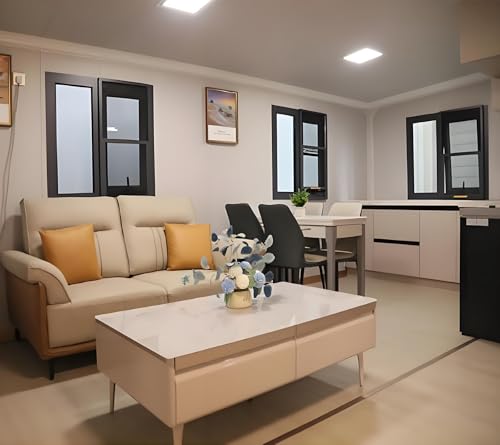 40FT Prefab Tiny Home for Sale Luxury Tiny Houses to Live in for Adults Mobile Expandable Container House with 2/3 Bedrooms, Kitchen, Bathroom, Modern Prefabricated Modular Foldable House Kit Barn - Image 3