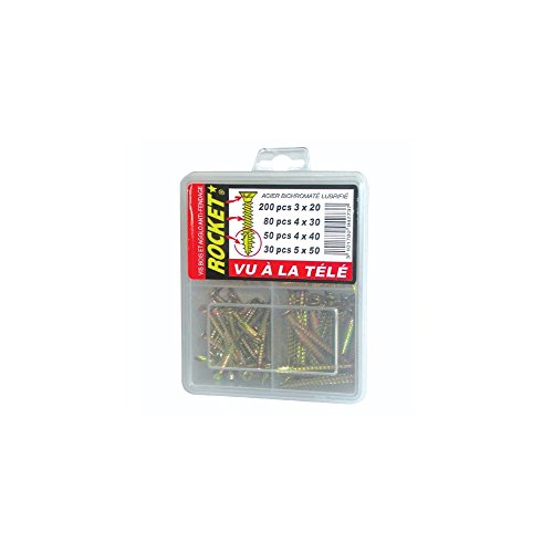 VYNEX Vis Rocket Coffret de 360p. Assorties Cover