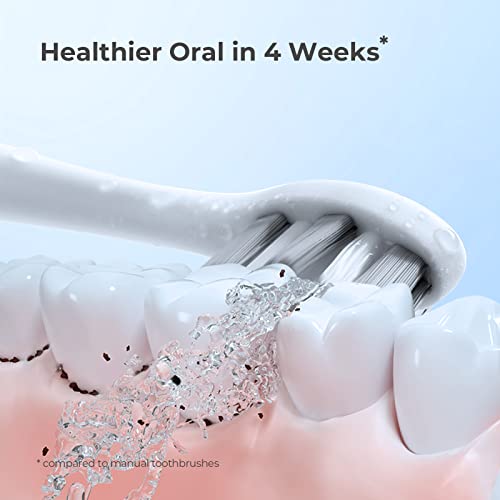 Usmile Electric Toothbrush, Usb Rechargeable Sonic Electric Toothbrush For Adults, Whitening Toothbrush With Smart Timer, 4-Hour Fast Charge For 6 Months, P1 White #TOP1