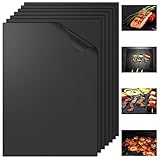 Smaid- Grill Mat Set of 7-Non-Stick BBQ Grill Mats&Baking Mats for Outdoor Gas Grill-Reusable,Heavy