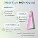 Crystal Nail File 3 in, Glass File Ideal for Purse, Durable, Safe and Gentle on Nails, Perfect for Travel Home, Office and On the Go, Portable Design
