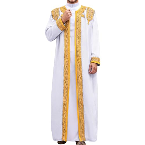 Caftan pour hommes manches longues finissez-en avec les tuniques de prière inconfortables