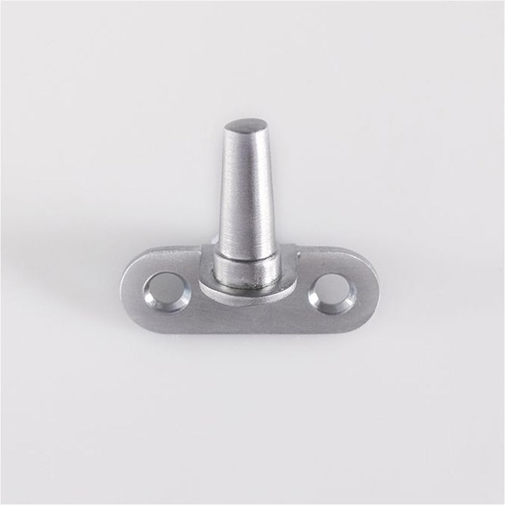 Flush Fitting Cranked Window Casement Pin - 25mm Fixing Centres Satin Chrome
