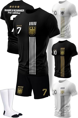 IIIII20Fo7IIIII Fussball Deutschland Trikot Em 2024 Kinder mit eigenem...