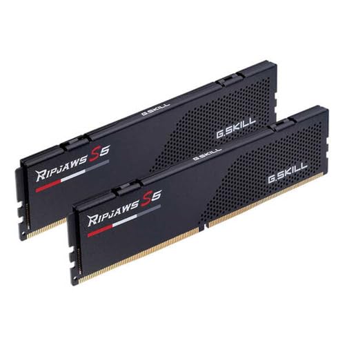Image of G.Skill Ripjaws S5 64GB (2 * 32GB) DDR5 5200 MHz CL36-36-36-83 1.25V Desktop Memory RAM - F5-5200J3636D32GX2-RS5K