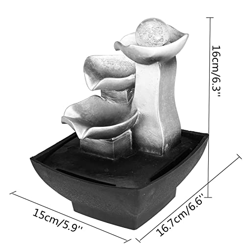 Fontaine à eau de bureau TUSUOD en cascade de table pour intérieur - 3