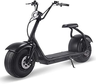 2000w Motor Lithium Electric Scooter for Adults, Fat Tire Electric Scooter with Seat, LCD Display, Bright LED Headlight, Hydraulic Front and Rear Brakes and Wide Deck