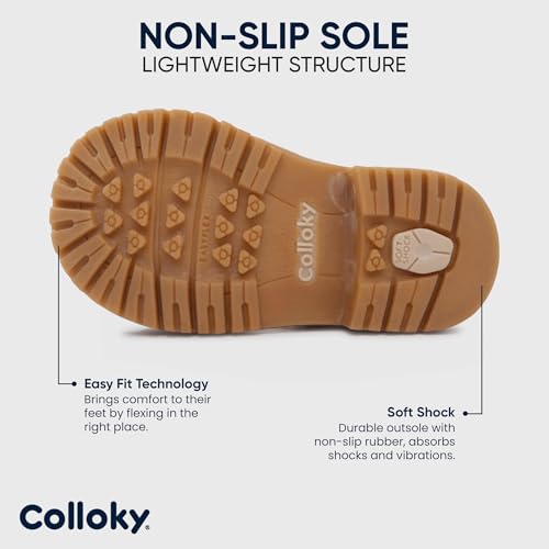 Toddler Boots for Girls - Fashionable, Durable & Lightweight Boots - Leather, Non-Slip Insoles - Stylish Footwear for Kids2