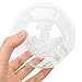 Kichvoe Glass Lamp Shade Replacement for Pendant Ceiling Lights, G9 Transparent Globe Chandelier Lampshade Easy to Install for Home Decoration