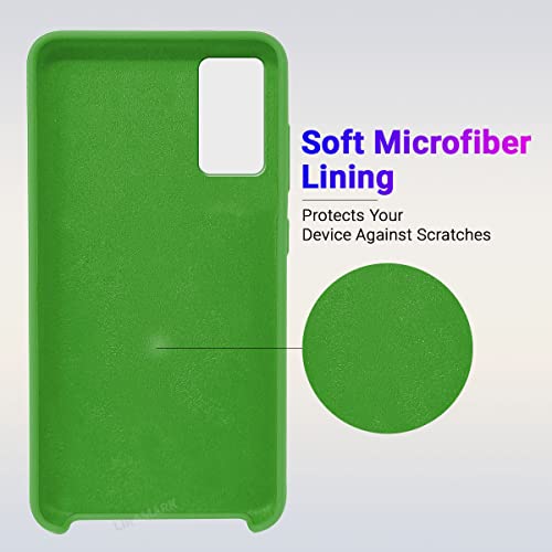 Image of LIRAMARK Liquid Silicone Soft Back Cover Case for Samsung Galaxy Note 20 (Mint Green)