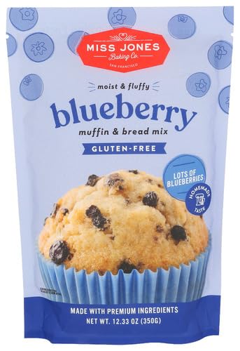Miss Jones Baki NG Co Bread Mix Blueberry 12.35 oz (Pack of 6)