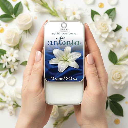 Image of Solid Perfume |Antonia&White amber Alcohol Free Wax Perfume Balm, Long Lasting | Pocket Tin 12g, Pack Of 2| Non Greasy Smooth Glide, Travel Friendly Unisex Gifts He Or Her