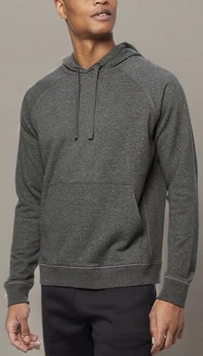 32 Degrees Men's Pullover Hooded (Heather Black, Large)2