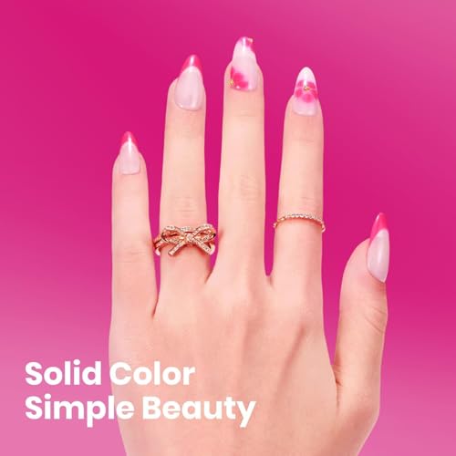 Image of Beetles Raspberry Gel Nail Polish - Raspberry Kiss HEMA-Free Hot Pink Gel Polish, 15ML Full Size /0.51Fl Oz, Soak Off UV LED Lamp Neon Pink Nails, Summer Nails Art Manicure Salon