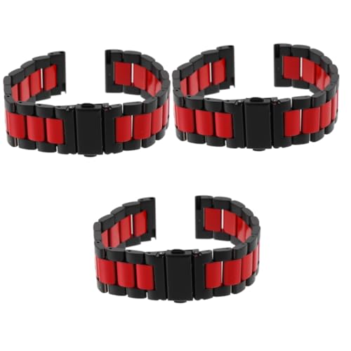 Bracelet de montre en acier inoxydable durable avec maillons de rechange créatifs pour hommes
