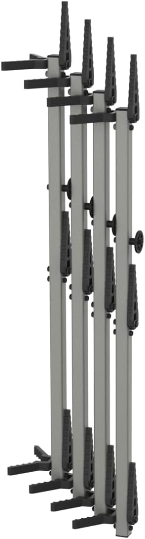 NOVIX Single-Step Tree Climbing Sticks (4 Pack) - 32” Aluminum w/VersaStraps - Level on Crooked Trees for Treestand Hunting - Made in USA