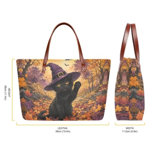 Image of Top Handle Purse for Women, Large Tote Handbag With PU Wallet Set, Gift for Mom