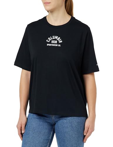 Columbia North Cascades Relaxed tee Camiseta, Grey, L para Mujer