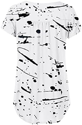 Blouses for Women Dressy Casual Summer,Women Summer Fashion Casual Striped Printed T-Shirt Button Down Short Sleeve Tunic Top 3 Blouses for Women Dressy Casual Summer,Women Summer Fashion Casual Striped Printed T-Shirt Button Down Short Sleeve Tunic Top