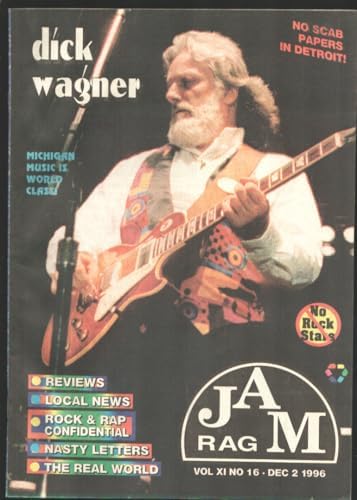 Jam Rag 12/2/1996-Dick Wagner cover & story-Detroit, Michigan local rock mag with photos-vintage ads-VF image 3