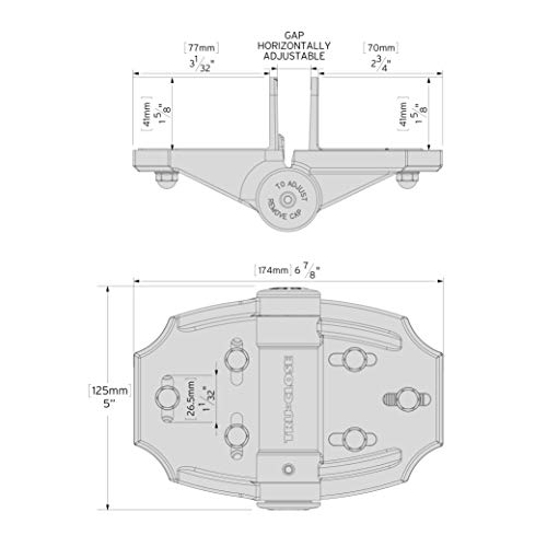 D&D Technologies Tchdma1Wht Multi-Adjust Heavy Duty Gate Hinges, For Self Closing Wood And Vinyl Gates Up To 132 Pounds, 3-Way Adjustable, Gap Up To 1 3/8", White, 2 Count #TOP7