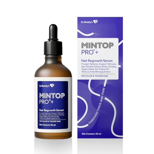 Image of Mintop Pro Plus Hair Regrowth Serum | Fortified with 10 Active Ingredients |Redensyl, Procapil, Biotin & Kopexil|Clinically Proven Hair Fall Control | Nourishes Scalp & Supports Fuller, Thicker Hair