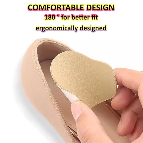 Réparation de talon de chaussure avec patch marron anti-trou - 6