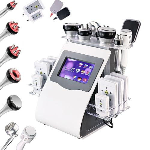 Dispositivo de reafirmación de la piel 9 en 1 de radiofrecuencia Lipo Laser para el cuidado de la belleza