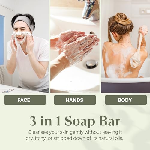 Image of Wavertree & London White Orchid Scented Natural Soap (2 Bars), 7oz Moisturizing French Triple Milled Soap Bars enriched with shea butter - Pure Plant Based Bath & Body Bars for All Skin Types
