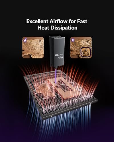 Image of Honeycomb Laser Bed Accessory for WeCreat Vision Laser Engraver and Cutter