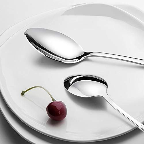 Cutlery Set, 32-Piece HaWare Stainless Steel Flatware Sets, Include Knife/Spoon/Fork, Mirror Polished Dinnerware, Dishwasher Safe - Service for 8 - Party /Kitchen