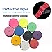 vlmits Tennis Racket Grip - Tacky Tennis Overgrips Tape Absorb Moisture Badminton Handle Tape Frosted Anti Slip Overgrip for Tennis Racquet Badminton Racquet Pickleball (Overgrip 6 Apple Green)