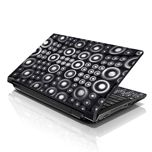 Image of LSS Laptop 15 15.6 Skin Cover with Colorful Music Subwoofers Pattern for HP Dell Lenovo Apple Asus Acer Compaq - Fits 13.3 inch 14 inch 15.6 inch 16 inch (2 Wrist Pads Free)