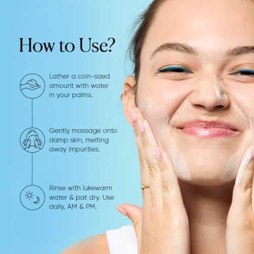 Image of Belif Aqua Bomb Jelly Cleanser 30ML | Hydrating & Gentle Face Wash | Korean Skincare | Makeup Remover for All Skin Types | Vegan & Dermatologically Tested