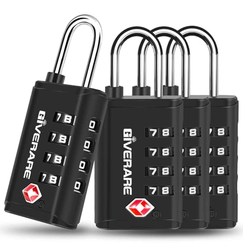 4-Pack-TSA-Approved-Travel-Luggage-Locks-4-Digit-Open-Alert-Suitcase-Combination-Lock-Keyless-Zipper-Padlocks-TSA-Accepted-Compatible-Padlock-for-Gym-Locker-Golf-Bag-Case-Anti-Theft-Black