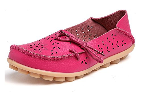 Image of VenusCelia Women's Breathable Comfort Walking Office Flat Loafer