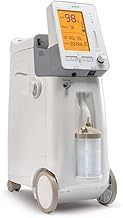 AccuNova Yuwell 9F-5AW Oxygen Concentrator Machine for Home and Hospital | Above 93% Oxygen Concentration (1-5 Litres) | With inbuilt Oximeter for Oxygen and Heart Rate Monitoring and with Nebulisation Function and all accessories | Large Display |1 Year 