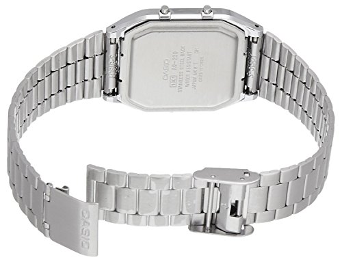 Relógio Masculino Anadigi Casio AQ-230A-1DMQ - Prata