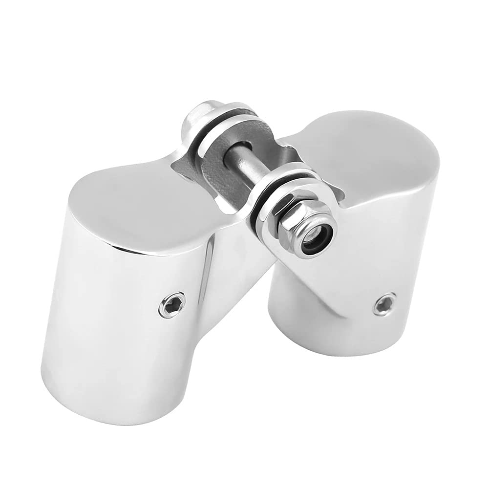 Connecteur pivotant pliable en inox pour réparer et replier les tauds de bateau