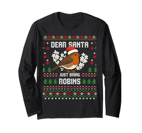 Dear Santa Robin Bird Christmas Ugly Xmas �Z�[�^�[ ����T�V���c