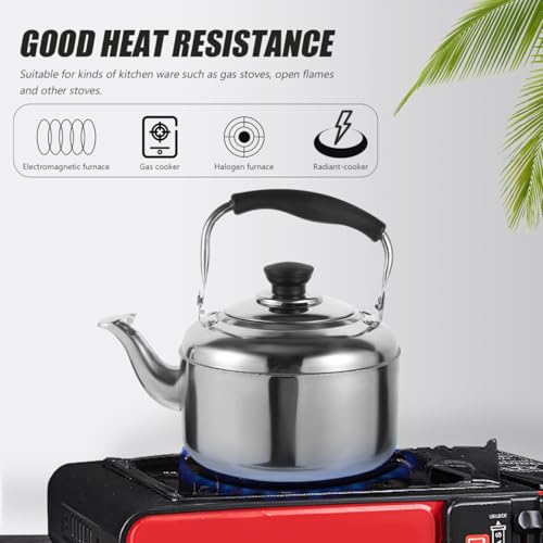 Bouilloire sifflante pour cuisinière gaz lors du thé - 7